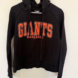 Giants Baseball Hoodie Black